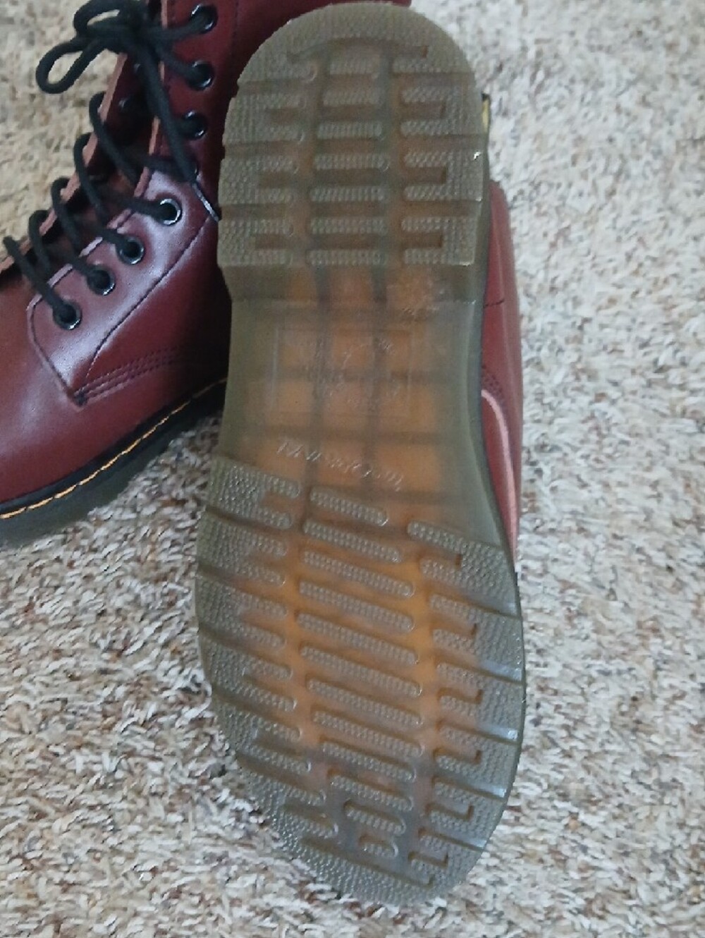 DR MARTENS CHERRY RED (PLEASE READ FULL DESCRIPTION) - Picture 2 of 12